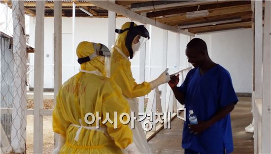 '에볼라 다시 꿈틀' 자료사진. 사진제공=외교부