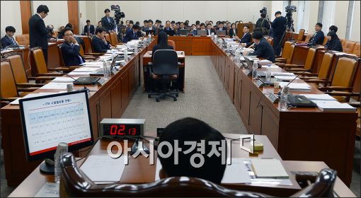[포토]답변하는 이덕훈 수출입은행장