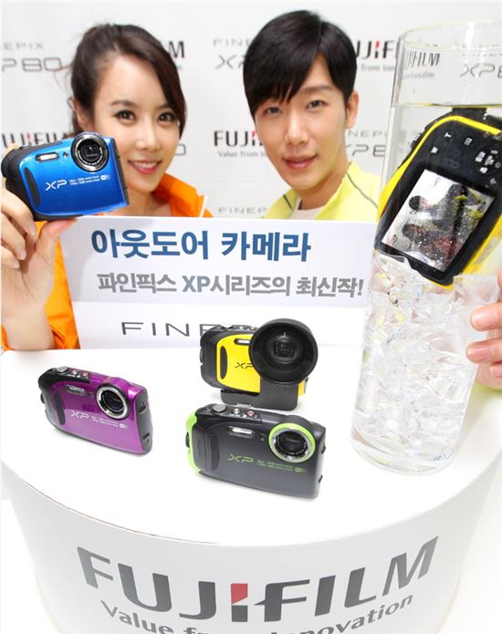 후지필름, "15m 방수·1.75m 충격 방지 카메라" 'XP80' 출시