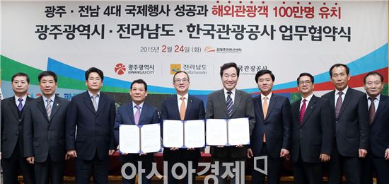 광주·전남 4대 국제행사에 100만 해외관광객 유치 추진