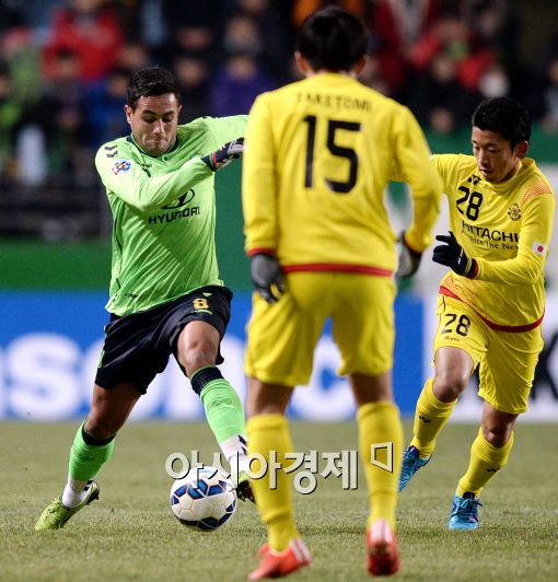 전북, AFC 챔스 1차전 가시와와 0-0 무승부