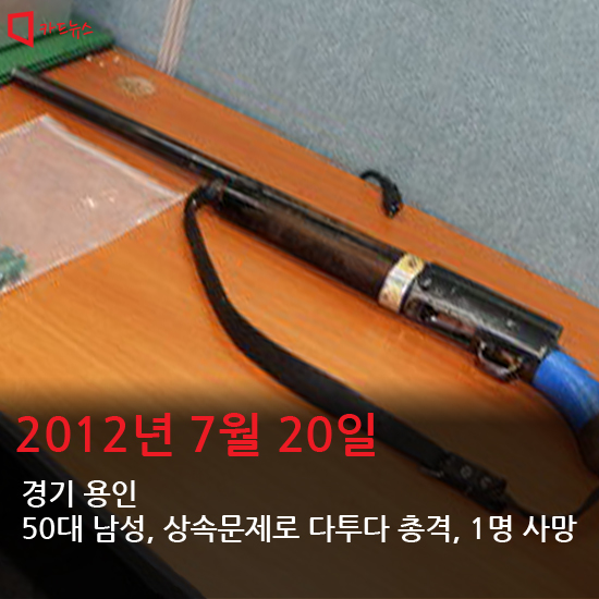 [카드뉴스]2000년대 민간 총기사건 주요 일지