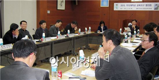 전남도교육청, 9개 시·군 무지개학교 교육지구 협의회 개최