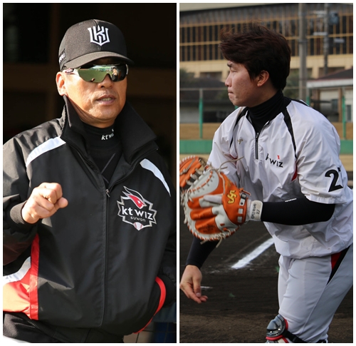 조범현 "포수는 분석가"…용덕한 "공격도 잘해야"