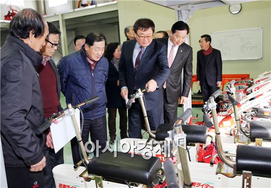 함평군 두 번째 농기계 임대사업장  개장