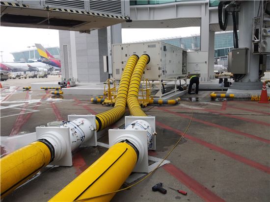 인천공항, 항공기 지상 냉난방공급장치 국산화 성공