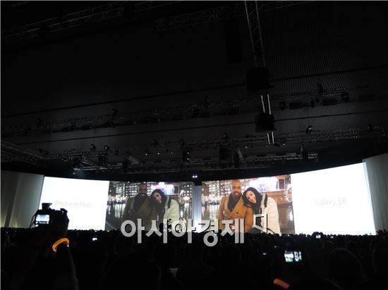 [MWC2015]"노 모어 인터넷 루머" 농담 곁들인 신종균 "갤S6 자신감"(종합)