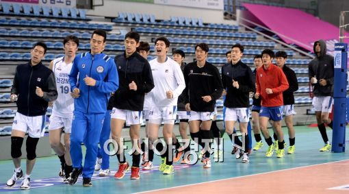 [포토]삼성화재, '정규리그 4연패를 향해 달린다'