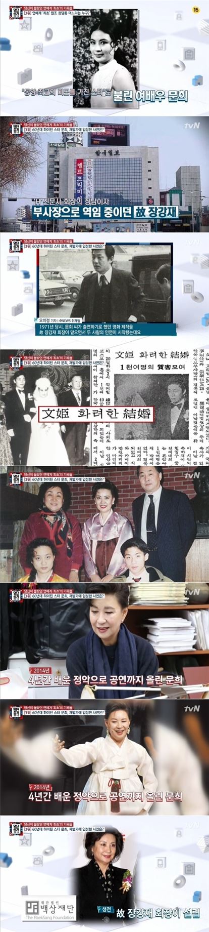 연예인 최초 '재벌가 며느리' 문희…결혼 성공 스토리는?