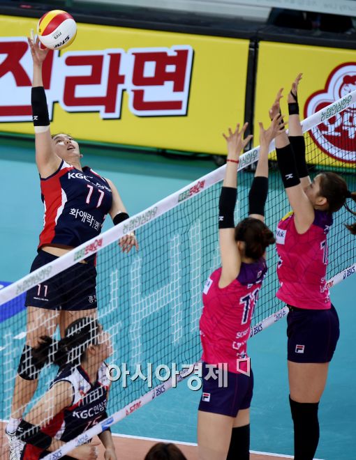 [포토]이연주, '블로킹을 살짝만 넘겨서~'