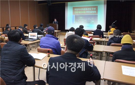 [포토]광주시 동구, 문화전당 주변 간판개선사업 주민설명회