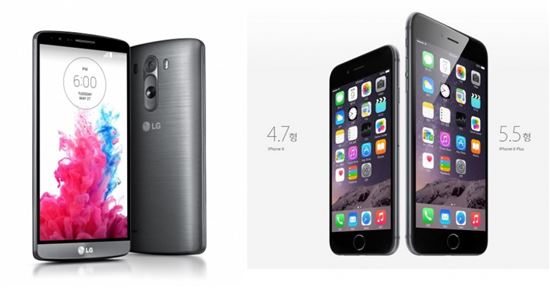 최고의 스마트폰에 LG 'G3'· 애플 '아이폰 6' 선정…삼성 '갤럭시'는?
