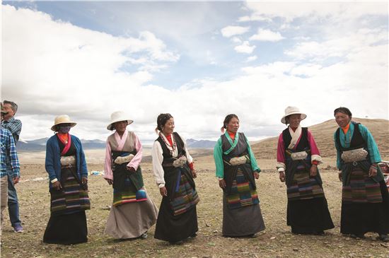 현대 티베트인. 자료사진.
