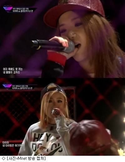 '언프리티 랩스타' 타이미vs졸리브이 정면 대결, 격해지는 팬들의 반응