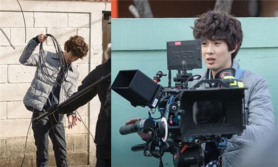 '호구의 사랑' 최우식-이수경 실제 남매 같은 비하인드컷 