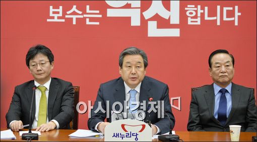 [포토]발언하는 김무성 대표