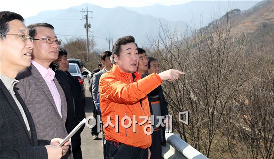 이낙연 전남도지사, 구례 내서댐 건설 반대 입장 표명