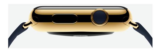 [포토]4월24일 출시될 애플워치의 옆모습