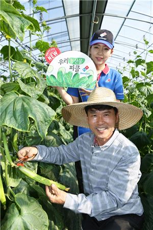 도미노피자, 오이 농가와 협력 ‘우리 농산물 피클’ 출시