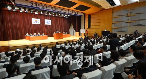 [포토]현대자동차, 주주총회