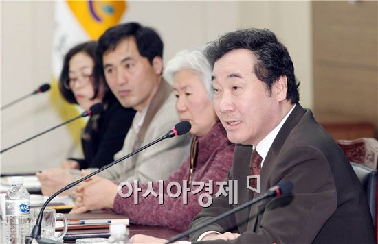 [포토]이낙연 전남도지사, 순천시 귀농 귀촌인 단체와 간담회 