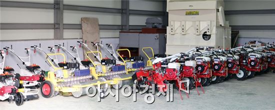 장흥군, 농업기계 임대사업 실시