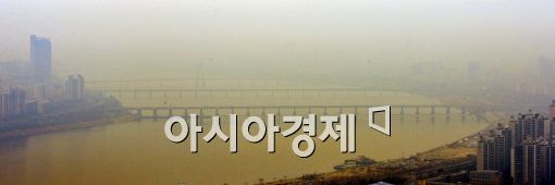 [포토]미세먼지 속 서울 도심