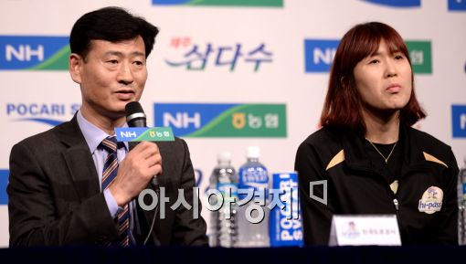 [포토]각오 말하는 서남원 감독