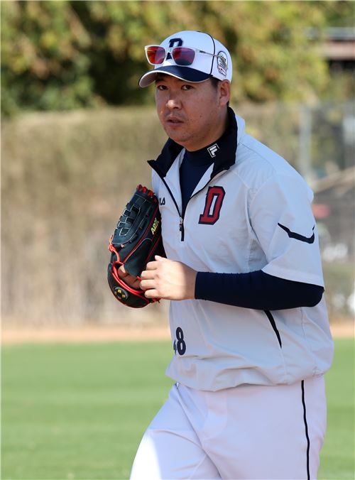 프로야구 두산 왼손투수 이현승[사진 제공=두산 베어스]