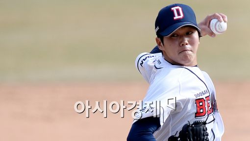 [포토]역투하는 두산 함덕주