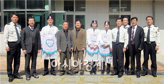 함평경찰, 힐링 밥퍼 봉사활동 펼쳐