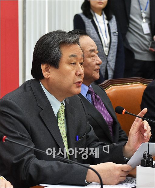 김무성 "문재인 대표, 공무원연금 개혁 결단력 필요"
