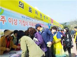 구례군, 국가 암 조기검진 필요성 및 암 예방 홍보 펼쳐