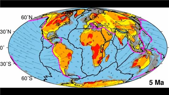 [과학을 읽다]2억년 동안 대륙 움직임 관측