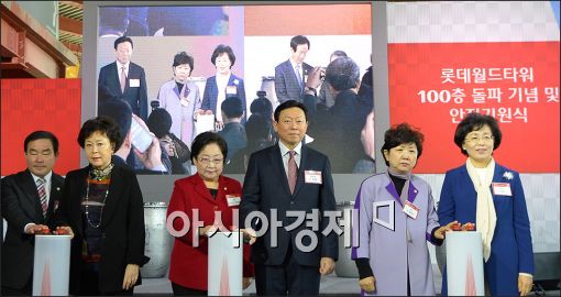 [포토]롯데월드타워 안전기원식