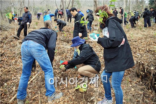 숲속의 장흥군, 2015 식목행사 개최