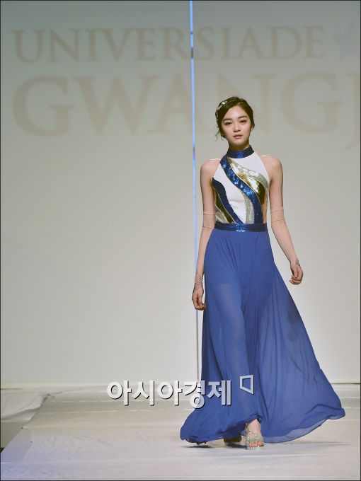 [포토]'광주U대회 유니폼 패션쇼'