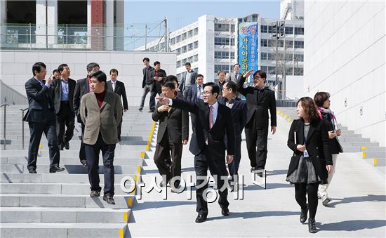 [포토]광주시 동구, 국립亞문화전당 일대 현장투어