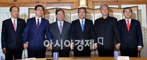 [포토]이완구 국무총리, 노사대표 오찬간담회