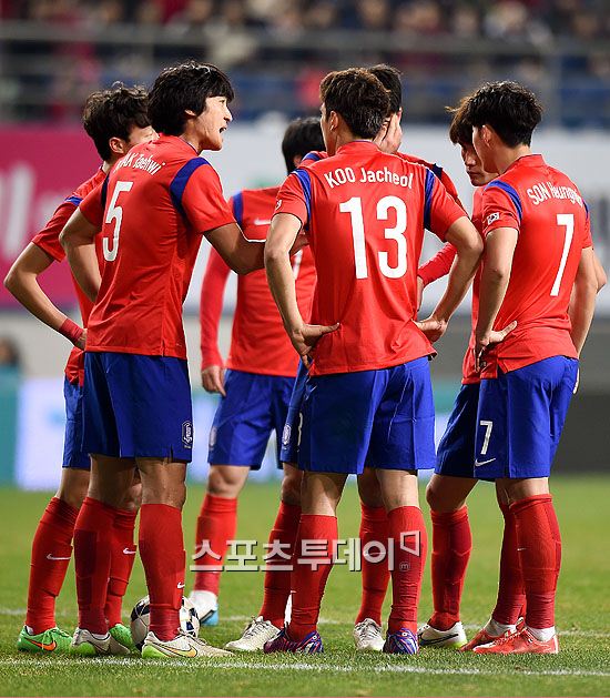 한국축구대표팀. 사진제공=스포츠투데이