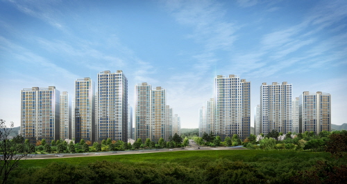 GS건설 '오산시티자이'투시도