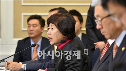 [포토]당정협의 참석한 나선화 문화재청장