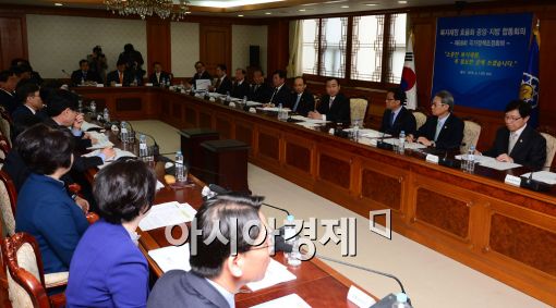 [포토]이완구 첫 국가정책조정회의, 국무위원은 어디로?
