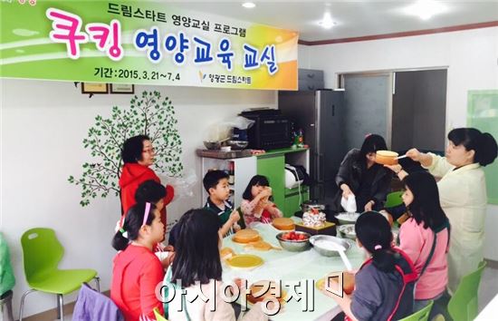 영광군, 드림스타트 영양교실 프로그램 운영