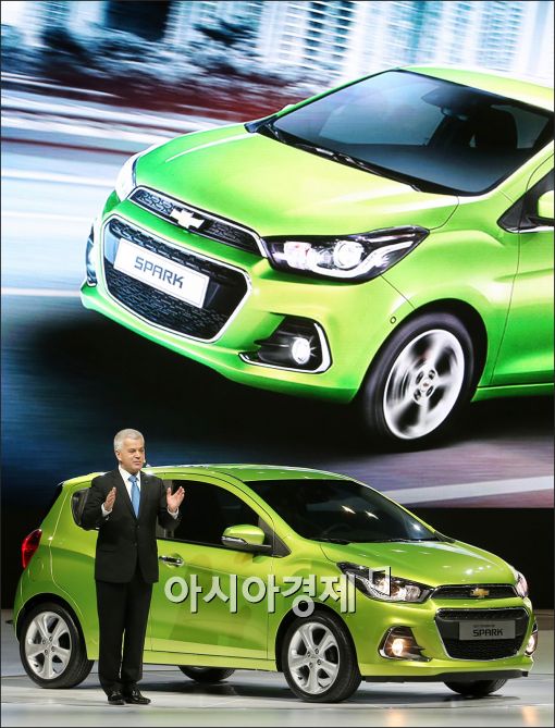 [포토]쉐보레, 차세대 스파크 세계 최초 공개