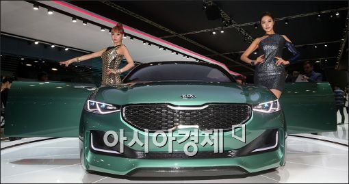[포토]날개 펼친 기아 신형 'K5'
