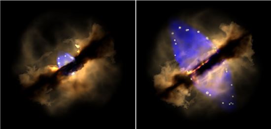 [과학을 읽다]먼 은하의 어린별…실시간 관측되다