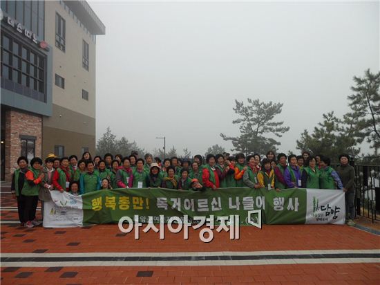 담양군, 활짝 핀 꽃구경에 어르신들 얼굴도 ‘활짝’