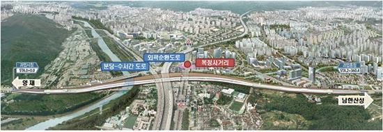 서울 세곡동~성남 복정동 위례터널 7일 오후 개통