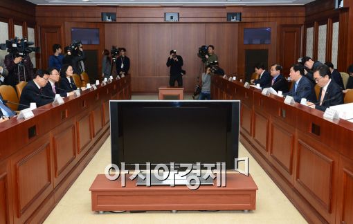 [포토]대외경제장관회의 주재하는 최경환 경제부총리 